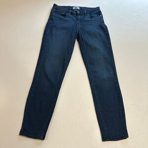 PAIGE Verdugo Ankle Skinny Jeans size 28 Tatum Dark Wash | Sold at Anthropologie